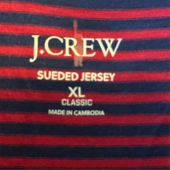 J.Crew Men's XL Striped Polo Shirt Multicolor Short Sleeve Casual - Picture 5 of 8